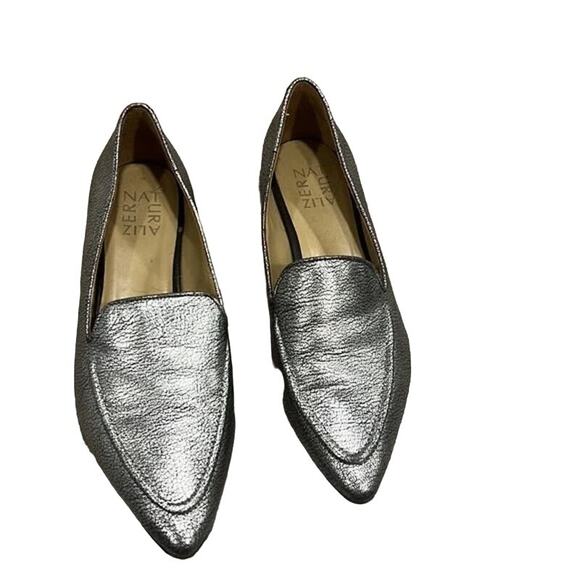 Naturalizer Haines Silver Flats Loafers Size 6.5M NWOB - Picture 10 of 14